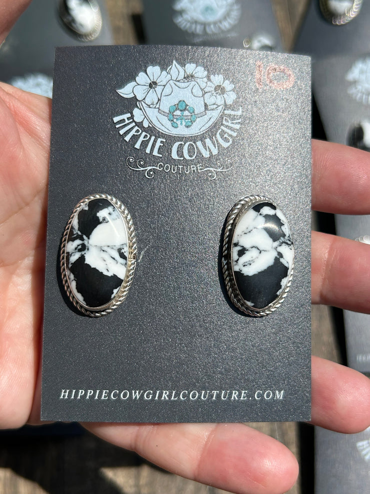 Zebra Jasper Earrings 1-11