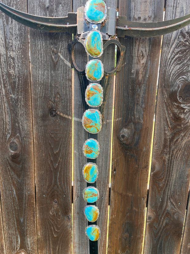 Kingman Slab Concho Belt- B