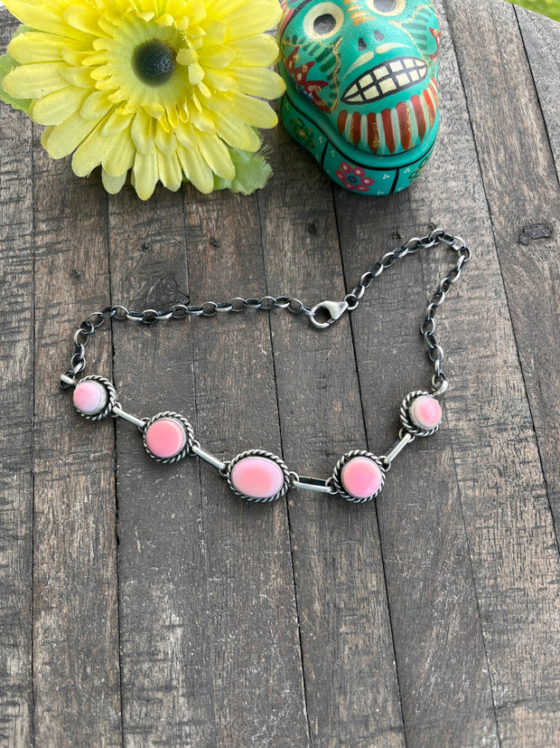 Pink Conch Choker Necklace