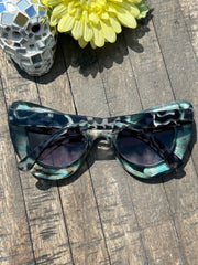 Handmade Kingman Inlay Sunglasses- A