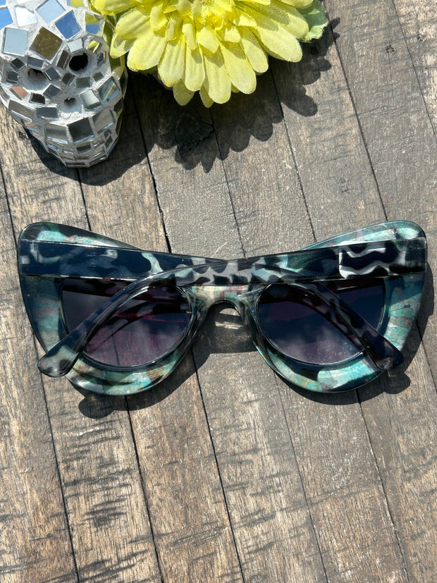 Handmade Kingman Inlay Sunglasses- A