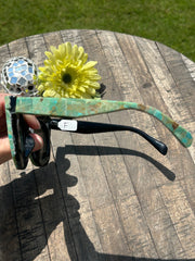 Handmade Kingman Inlay Sunglasses- F