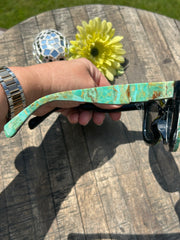 Handmade Kingman Inlay Sunglasses- F