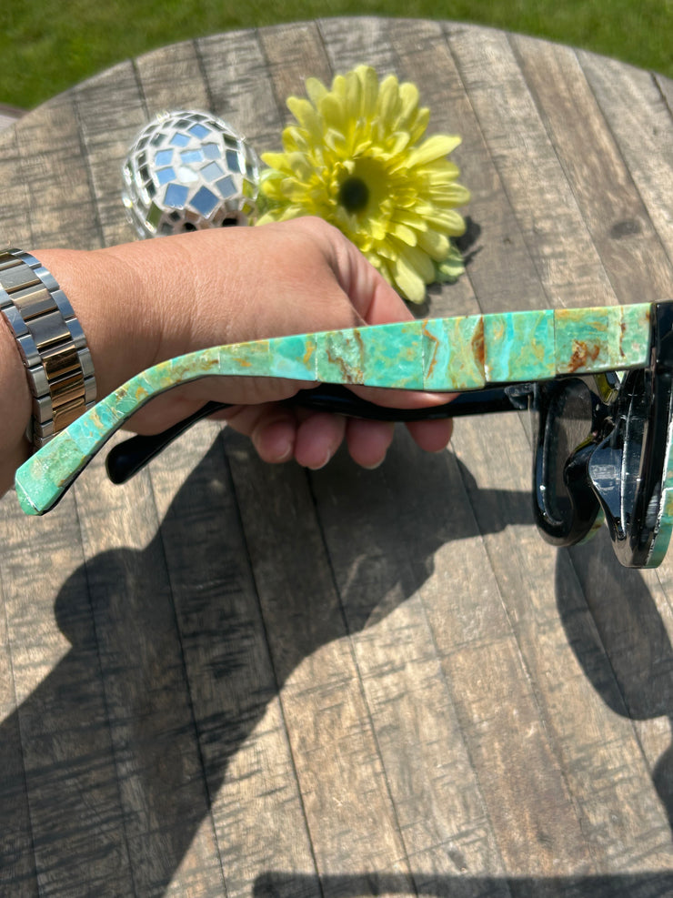 Handmade Kingman Inlay Sunglasses- F