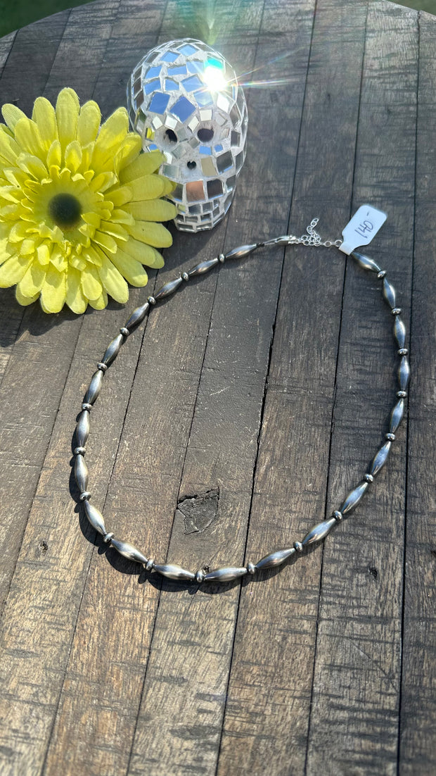 18" Melon Bead Necklace