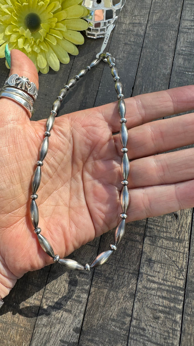 18" Melon Bead Necklace