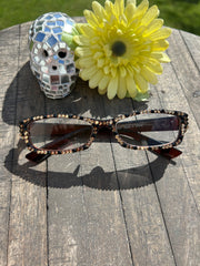 JJ's Brown Sparkle Reading Glasses