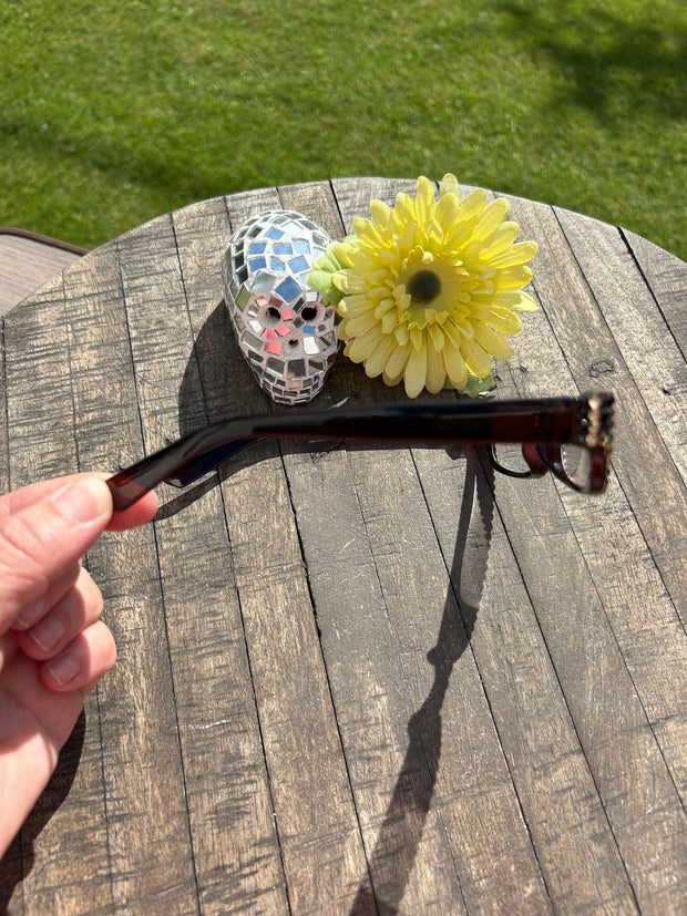 JJ's Brown Sparkle Reading Glasses