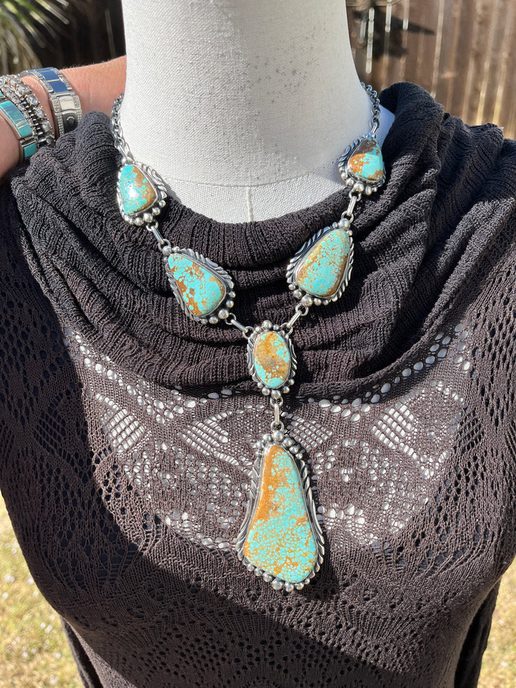 #8 Turquoise Lariat Set