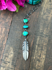 Sonoran Feather Necklace- B