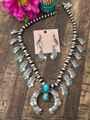 Sonoran Feather Naja Necklace Set