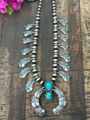 Sonoran Feather Naja Necklace Set