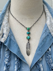 Sonoran Feather Necklace- B