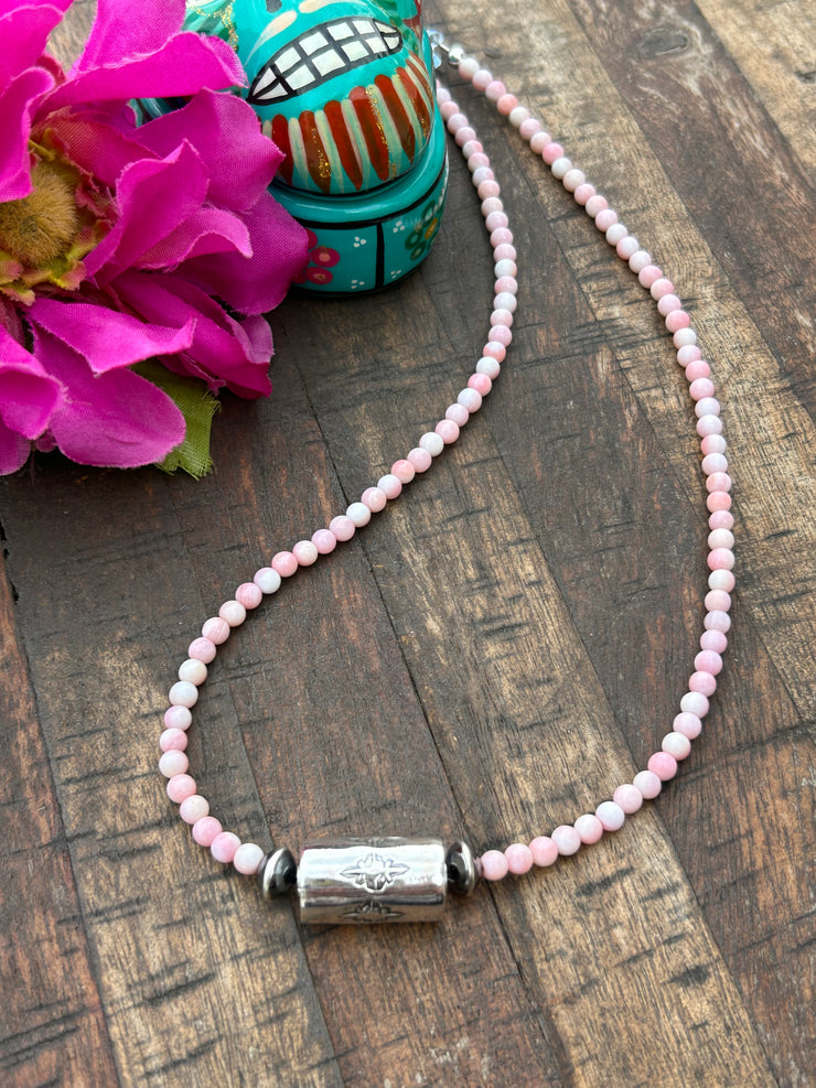 18" "Cotton Candy" Barrel Necklace