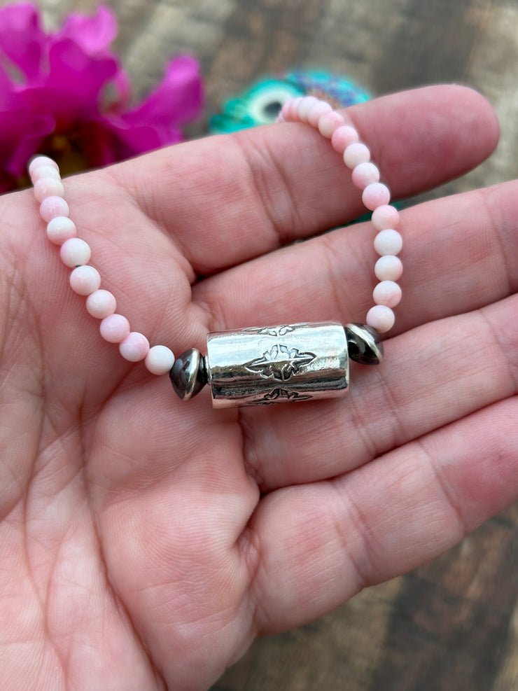 18" "Cotton Candy" Barrel Necklace