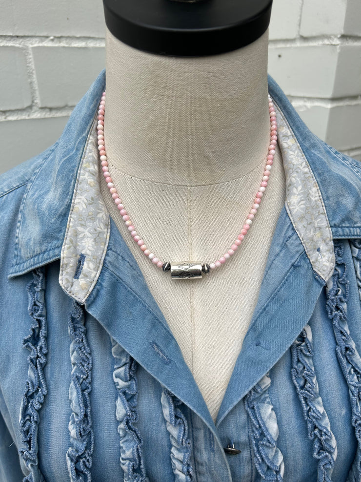 18" "Cotton Candy" Barrel Necklace