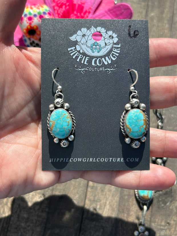 4 Stone Kingman Turquoise Mini Lariat Set- 6