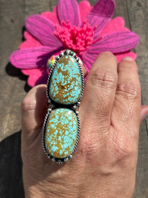 Adjustable 2 Stone Kingman Rings 1-10