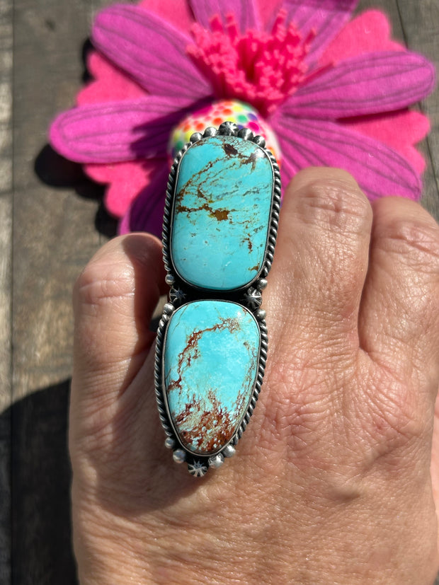 Adjustable 2 Stone Kingman Rings 1-10