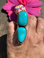 Adjustable 2 Stone Kingman Rings 1-10