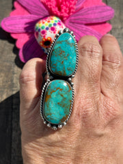 Adjustable 2 Stone Kingman Rings 1-10
