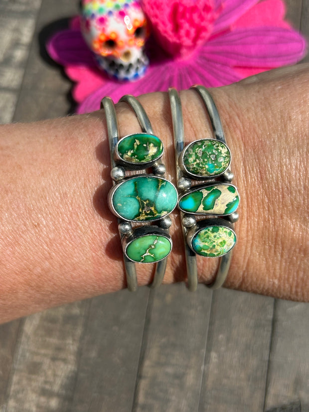 3 Stone Sonoran Cuffs 1-2