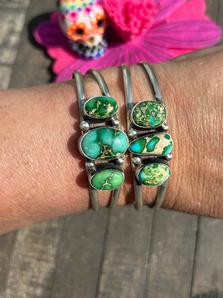 3 Stone Sonoran Cuffs 1-2