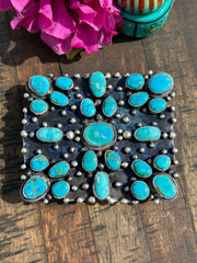 Mixed Mines Turquoise Belt Buckle