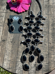 Onyx Squash Blossom Set- 2