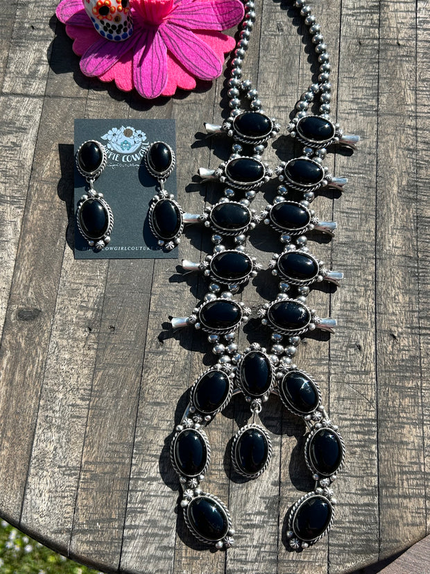 Onyx Squash Blossom Set- 2