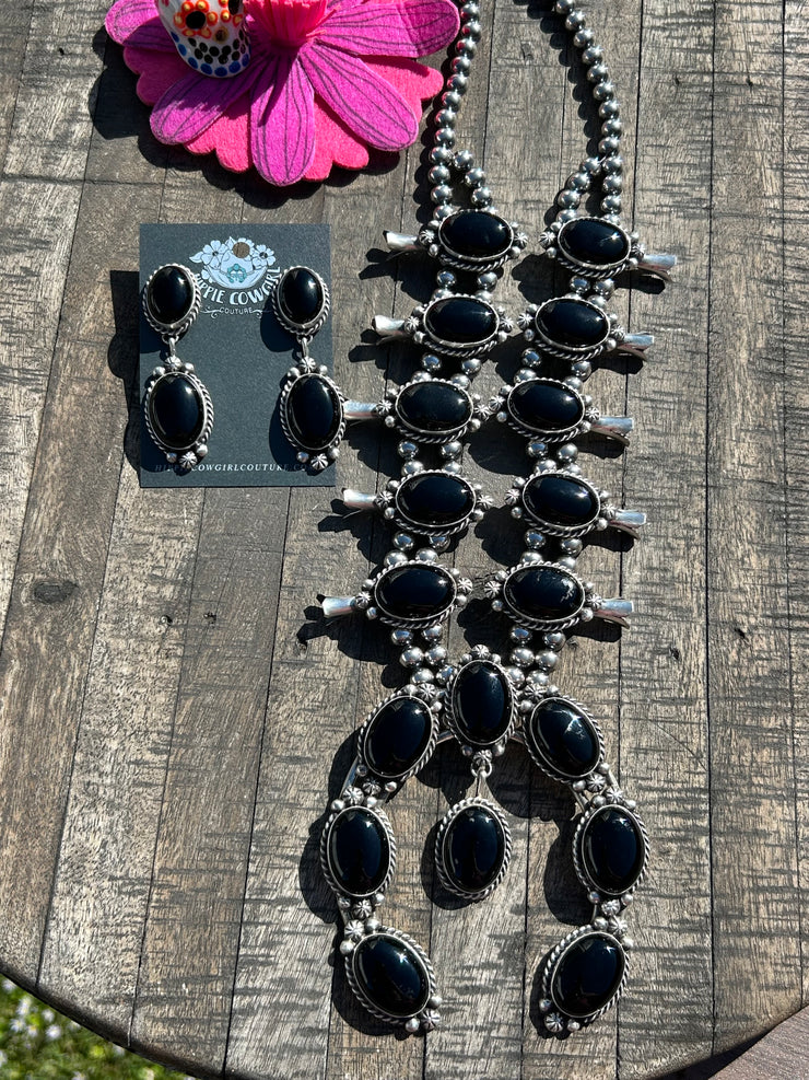 Onyx Squash Blossom Set- 2