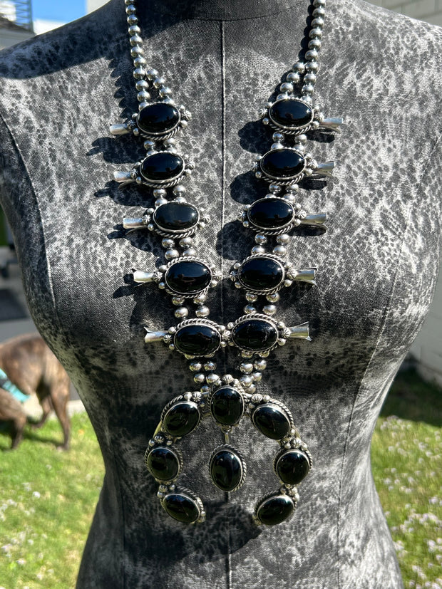 Onyx Squash Blossom Set- 2