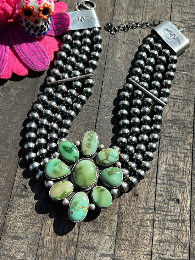 4 Strand Sonoran Choker Necklace