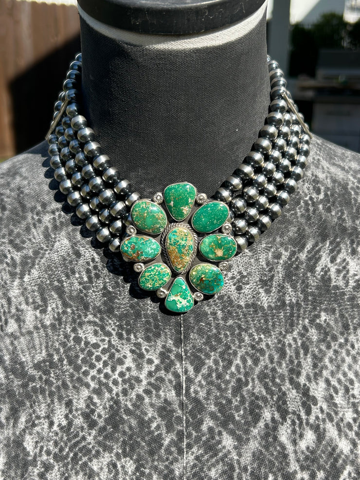 4 Strand Royston Choker Necklace