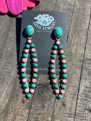 Kingman and Cotton Candy Dangle Earrings