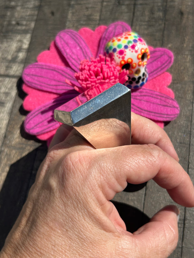 Sterling Silver Ring Sz 9