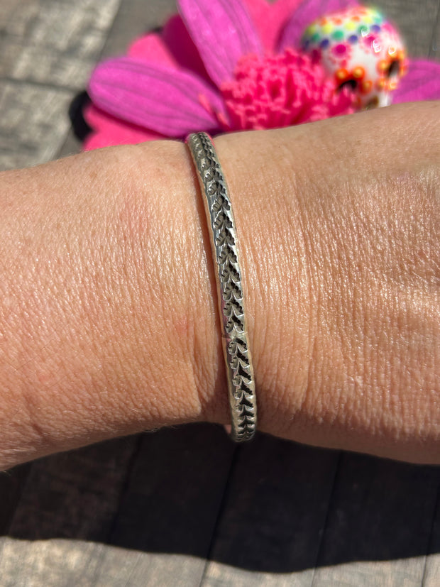 Stamped Sterling Bracelets 1-5