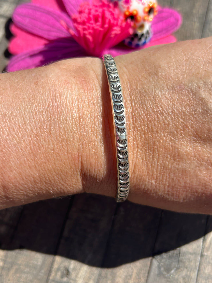 Stamped Sterling Bracelets 1-5
