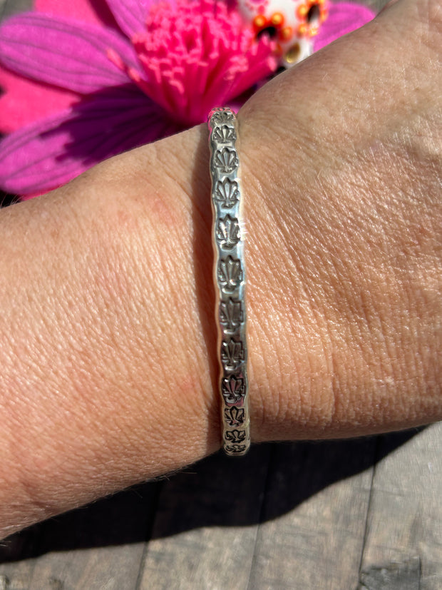 Stamped Sterling Bracelets 1-5