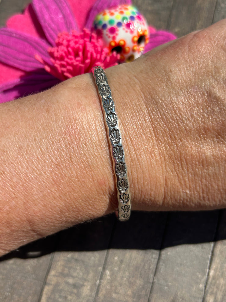 Stamped Sterling Bracelets 1-5