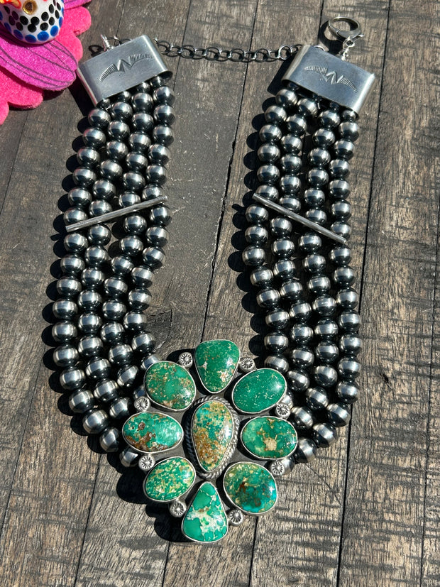 4 Strand Royston Choker Necklace