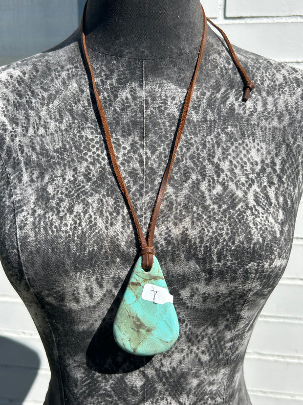 Kingman Slab Necklace #7