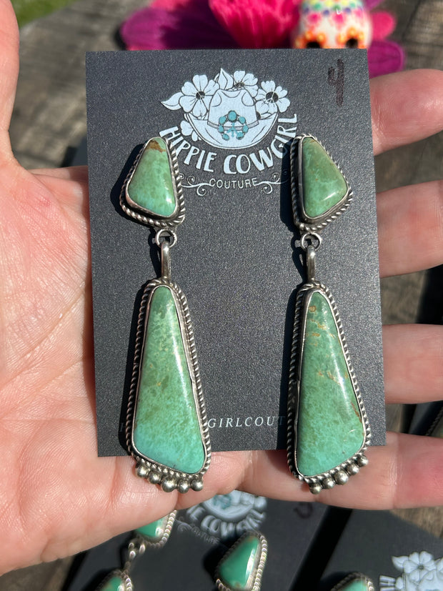Kingman 2 Stone Dangle Earrings 1-6