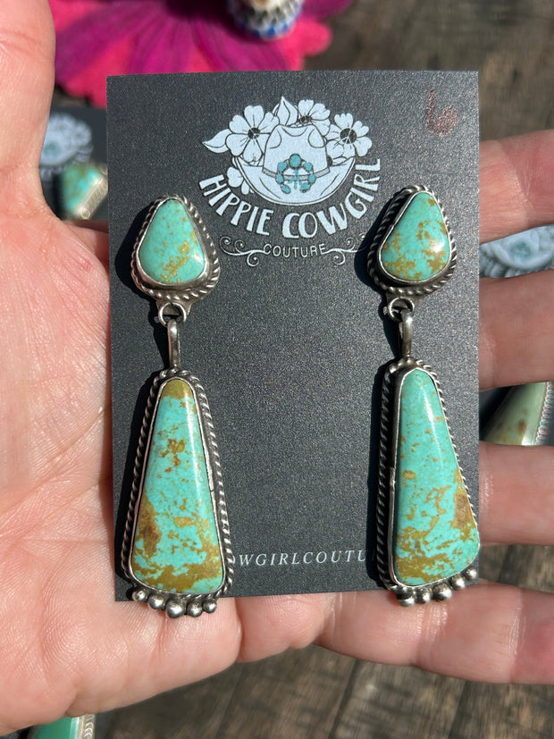 Kingman 2 Stone Dangle Earrings 1-6