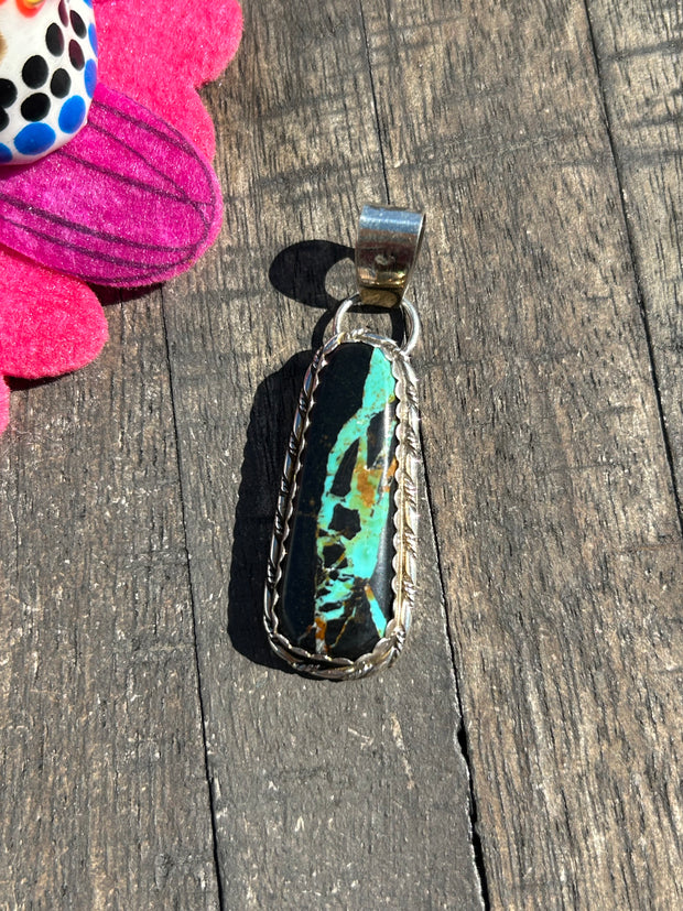 Single Stone Blackjack Pendant