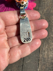 Single Stone Blackjack Pendant