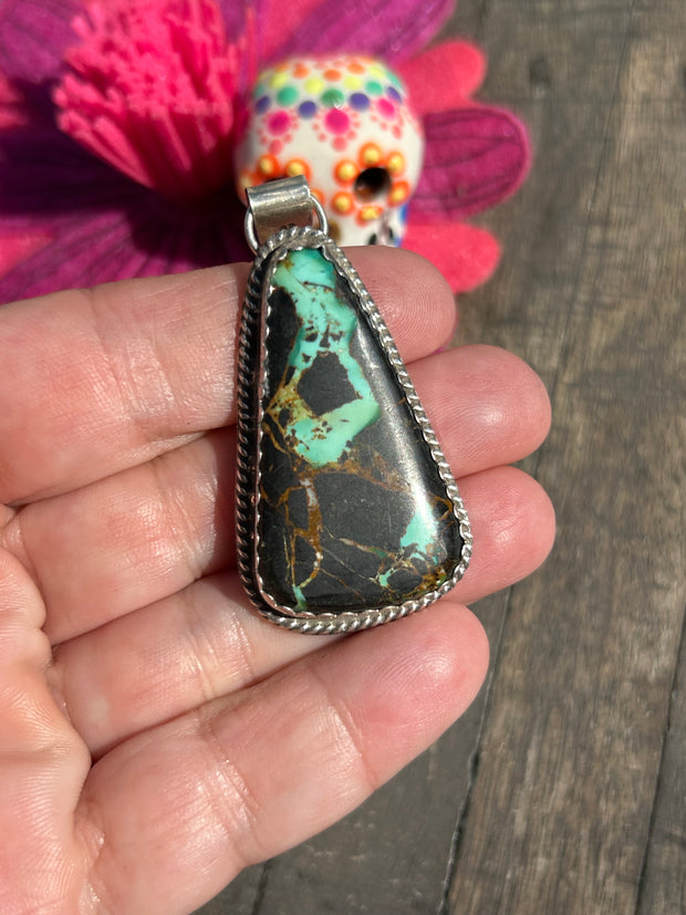 Single Stone Blackjack Pendant