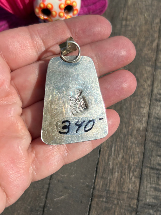 Single Stone Variscite Pendant