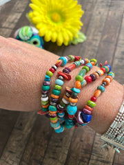 5 Strand Multi Color Bracelet