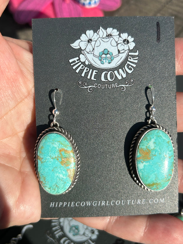 Royston Single Stone Dangle Earrings 1-9